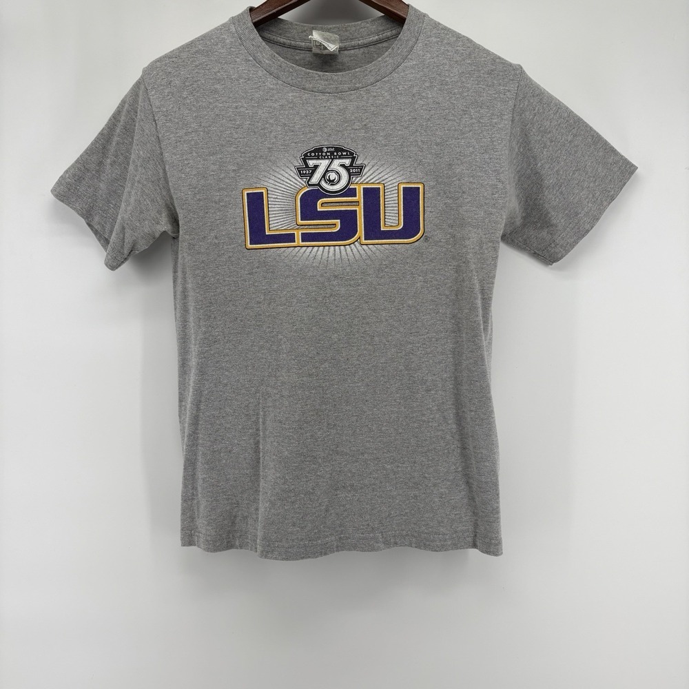 LSU VS Texas A&M Cotton Bowl January 7, 2011 T-Shirt Gray‎ Size Small